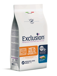Exclusion Diet Metabolic & Mobility Medium/Large Breed Maiale e Fibre: 12 kg características