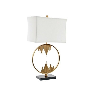 Lampada da Tavolo Dekodonia Lino Metallo (40 x 23 x 74 cm)