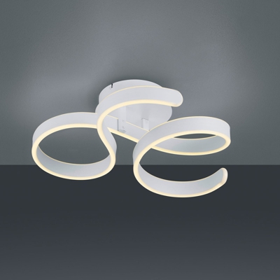 Plafoniera LED Francis, bianco satinato