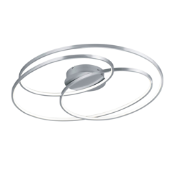 Plafoniera LED Gale, 80 cm, nichel satinato en oferta