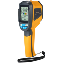 Asupermall - Termometro a infrarossi HT-02D con termocamera portatile con schermo a colori da 2,4 'spedito senza batteria características