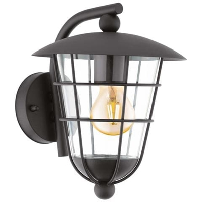 Luce da Parete Esterna Pulfero Nera