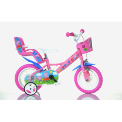 Bicicletta per Bambina 12 Pollici Peppa Pig 2 3 4 Anni Pedali Rotelle 1 Freno - BRICOSHOP24 precio