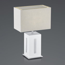 BANKAMP Karlo da tavolo bianco/grigio, alta 47cm en oferta