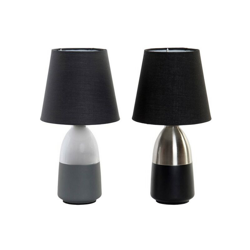 Lampada da Tavolo Dekodonia Lino Metallo Moderno (16 x 16 x 31 cm) precio