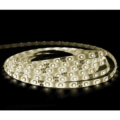 ECD Germany Striscia LED 4m 60 LED/m 3528 SMD Striscia Illuminazione Autoadesiva Impermeabile Bianco Caldo Nastro LED Strisce Retroilluminazione TV