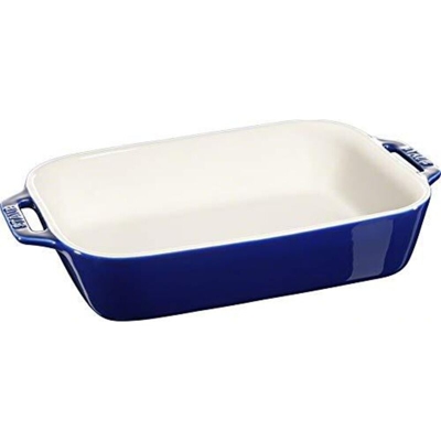 Staub - Pirofila Gratin Rettangolare 26 x 17 cm Blu Scura in Ceramica