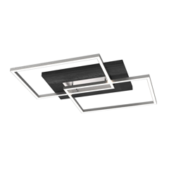 Plafoniera LED Panama L, rovere nero precio