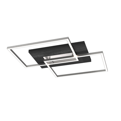 Plafoniera LED Panama L, rovere nero
