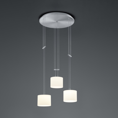BANKAMP Grazia sospesa ZigBee 3 luci tonda nichel