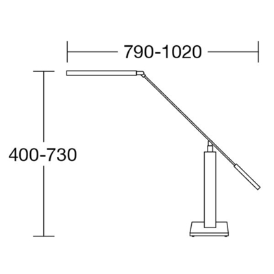 HerzBlut Otto O lampada LED tavolo rovere naturale