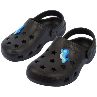 Zoccoli da giardino per bambini misura 26 colore nero - Stocker