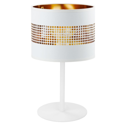 Lampada da tavolo Tago bianco/oro en oferta