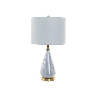 Lampada da Tavolo Dekodonia Lino Metallo Ceramică Chic (36 x 36 x 67 cm)