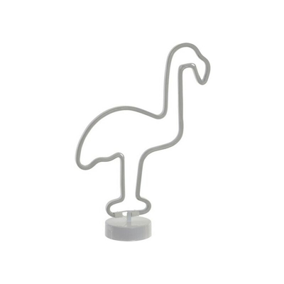 Lampada da Tavolo Dekodonia Metallo Tropicale Fenicottero (25 x 10 x 42 cm)