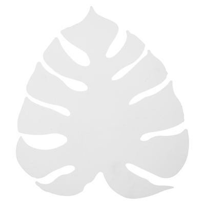 Applique LED Monstera a foglia, bianco