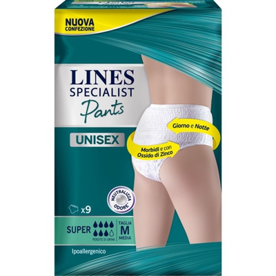 Orizzonteshop - ASSORBENTI PANTS SUPER 9PZ MEDIUM SPECIALIST LINES
