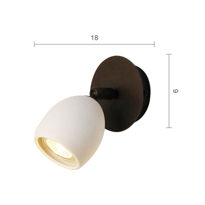 Menzel Provence spot satinato paralume ceramica