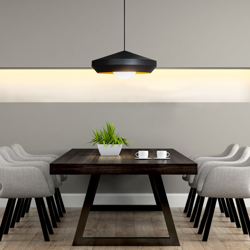 Innermost Hoxton 50 lampada a sospensione nero/oro características