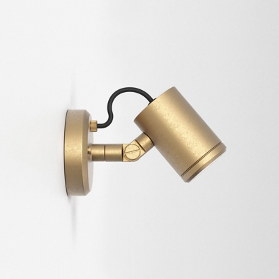 Astro Jura Single Spot applique da esterni, ottone