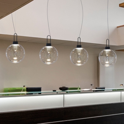 Modo Luce Orb LED a sospensione, nero, Ø 40 cm