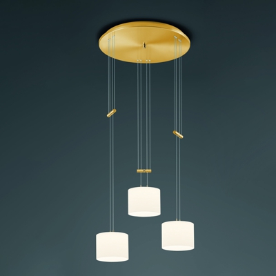BANKAMP Grazia sospesa ZigBee 3 luci tonda ottone