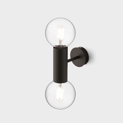 Modo Luce Chandelier applique 2 luci E27 nero características