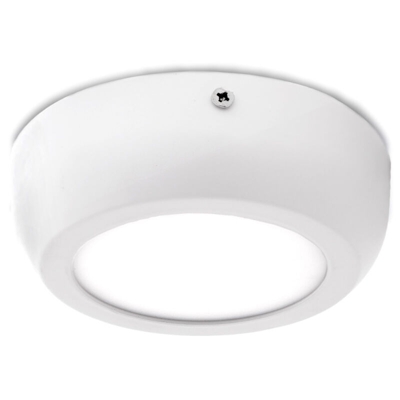 Plafoniera LED Circolare Superficie Montata Style 120Mm 6W 470Lm 30.000H | Bianco Naturale (GR-RDMZ01-6W-CW) - GREENICE