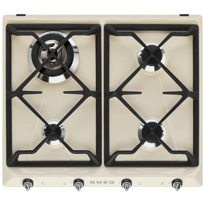 Piano Cottura SR964PGH Victoria a Gas 4 Fuochi Gas Colore Panna