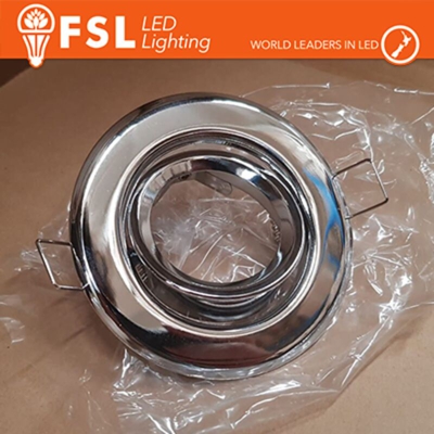 portafaretto incasso CE IP20 cromo interno orientabile tondo lif flfss608s - FSL
