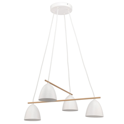 Lampada a sospensione Aida, 4 luci, bianco precio