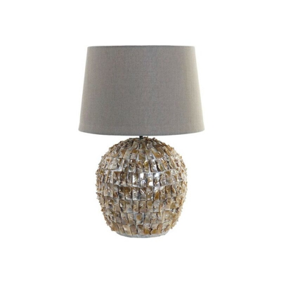 Lampada da Tavolo Dekodonia Lino Ceramică Madreperla (40 x 59 cm)