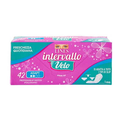 Orizzonteshop - PROTEGGI SLIP INTERVALLO VELO 42 PZ ADAPT LINES