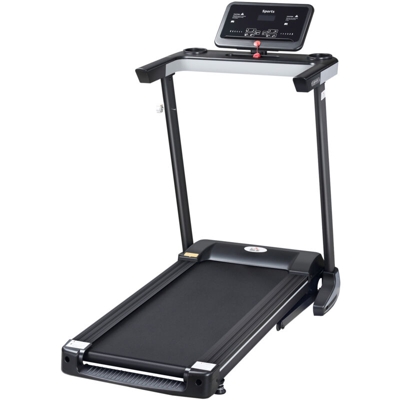 Tapis Roulant Elettrico e Pieghevole 1-12km/h Motore 500W Schermo LCD Nero - Homcom