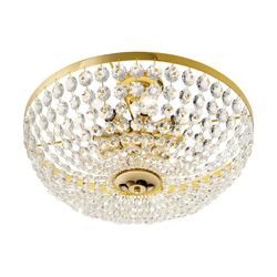 Plafoniera Valerie, oro, Ø 50 cm en oferta