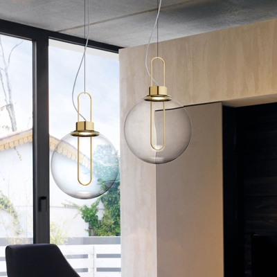 Modo Luce Orb LED a sospensione, ottone, Ø 40 cm