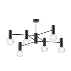 Modo Luce Chandelier plafoniera 13 luci 107cm nero precio