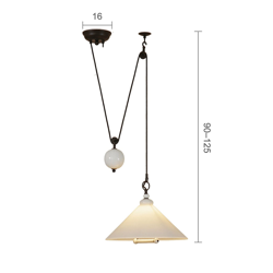 Menzel Provence La Maison sospensione opale Ø39cm precio