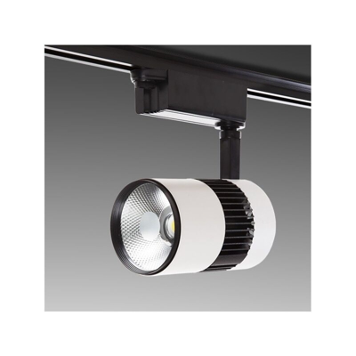 Greenice - LED Luce Da Binario Monofase 20W 2000Lm 30.000H Annabelle | Bianco Freddo - Bianco (PL-218050-CW-W)