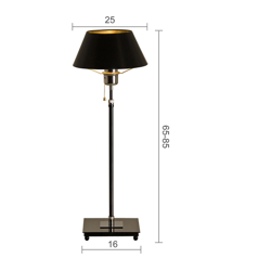 Menzel Antos AF4125 da tavolo, paralume nero precio