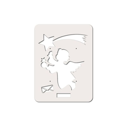 08MIAPLANGIOLETTBI Frontale Intercambiabile per Cassetta Postale MIA con Disegno Angioletto, Bianco - Alubox características