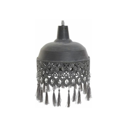 Lampadario Poliestere Metallo (26 x 26 x 27 cm) - Dekodonia precio