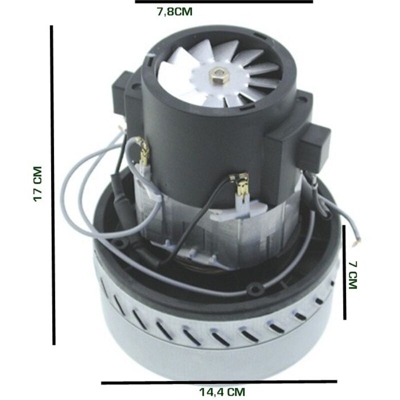 Universale - MOTORE Aspirapolveri Aspira liquidi BIDONE INDUSTRIALE 1200 W auto lavaggi