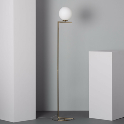 Lampada da Terra Moonlight Dorato - LEDKIA en oferta