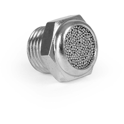 Silenziatore in metallo sinterizzato per compressore per aerografi AS196/AS196A/AS189 - WILTEC