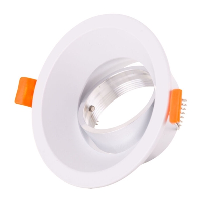 Greenice - Anello Da Incasso Circolare GU10 Ø99Mm - Bianca (HO-GU10_RING-006)