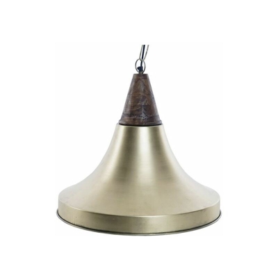 Lampadario Legno Ottone (50 x 47 cm) - Dekodonia