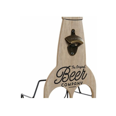 Portabottiglie The Original Beer Metallo Legno MDF (20 x 18 x 55 cm) - Dekodonia