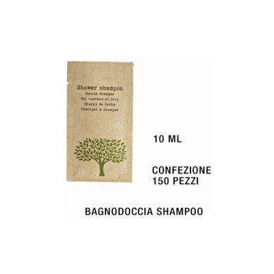 Bagnodoccia Shampoo Natura Ml.10 Conf. 150 Pz. - BIGHOUSE IT