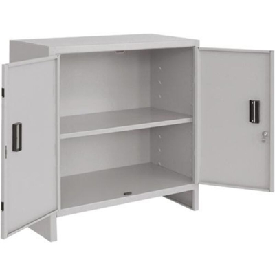 ARMADIO Basso 2 Ante Lamiera Verniciata MINISPAZIO 80x40x80H cm Fornito Smontato - EAC